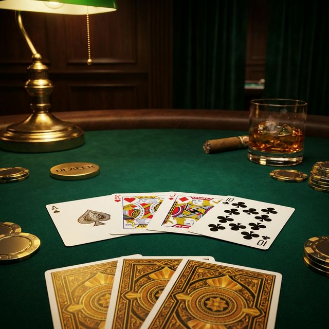7-Card Stud card layout