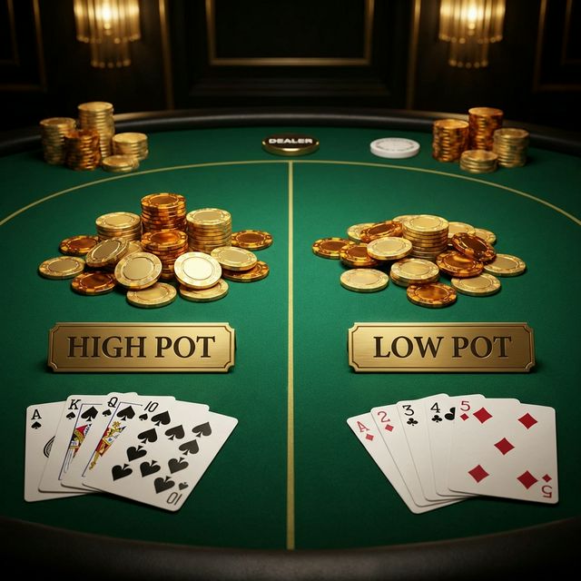 Omaha Hi-Lo split pot