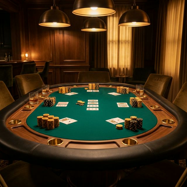 Poker table felt